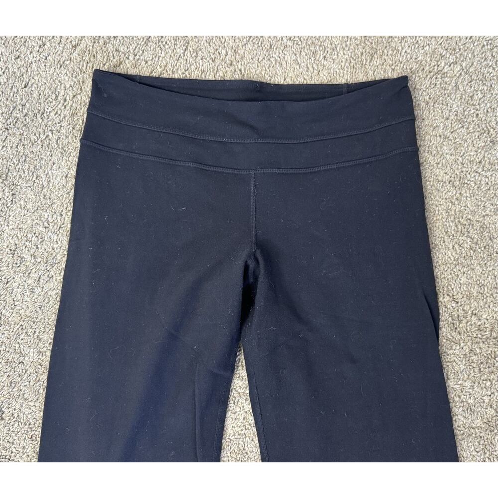 LULULEMON Groove Flare Yoga Pants Black Women’s Size 8 - Picture 3 of 9
